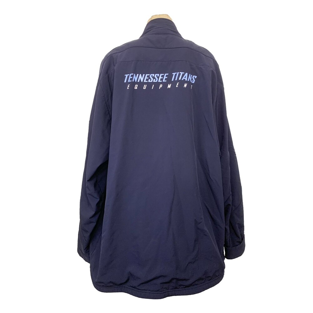 Tennessee Titans Equipment Jacket Size XL X Large 50" Long Sleeve Reebok